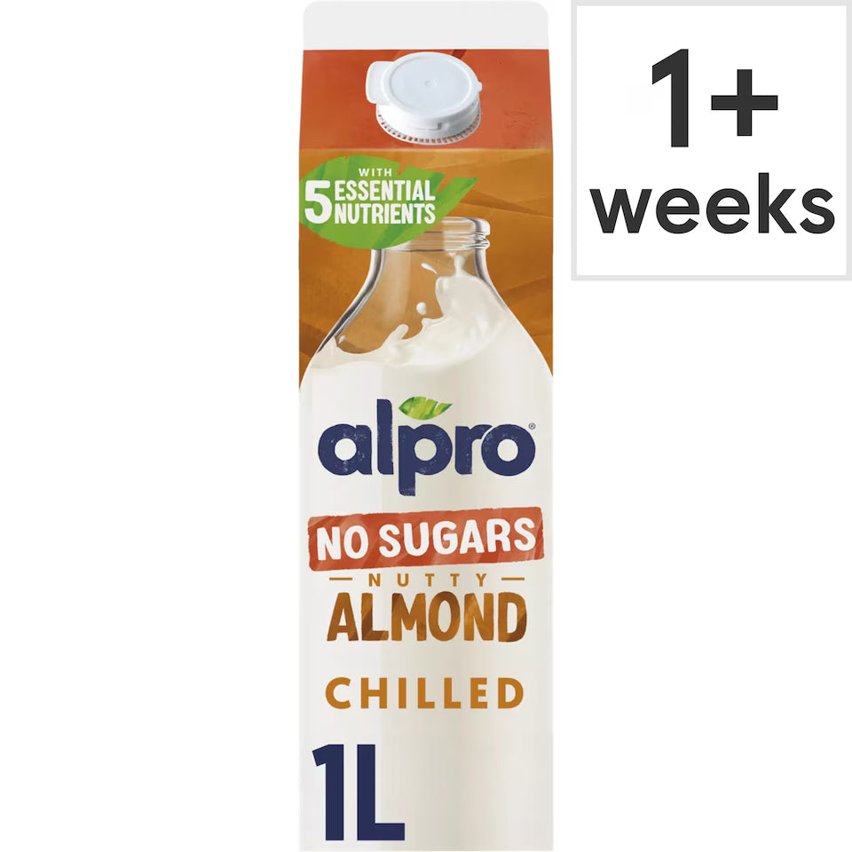 Alpro Almond Unsweetened (1L)