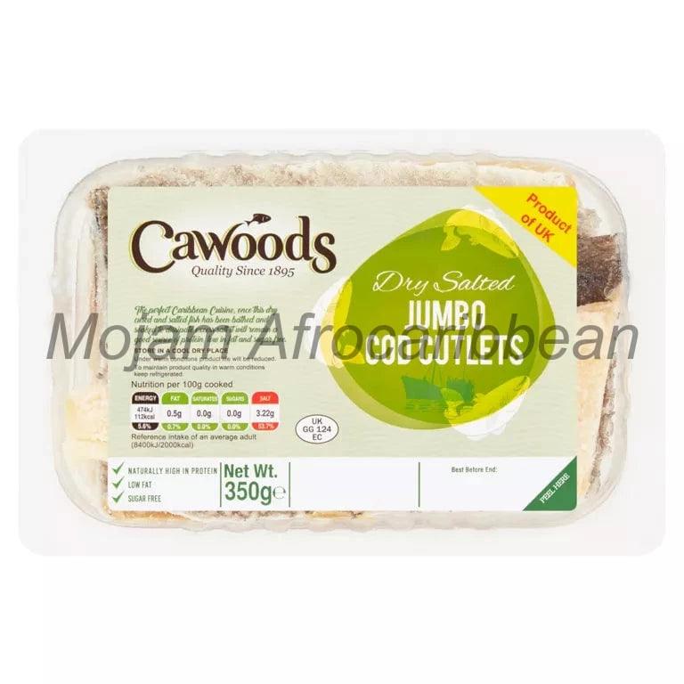 Cawoods Cawoods Dry Salted Jumbo Cod Cutlets (350g)