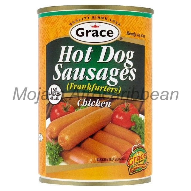 Grace Halal Chicken Hot Dog Sausages (400g)