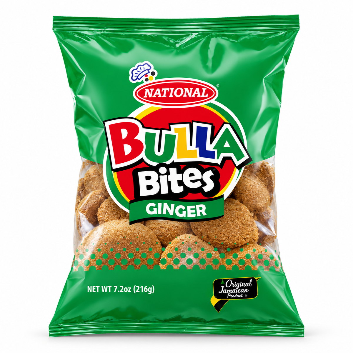 National Bulla Bites Ginger (216g)