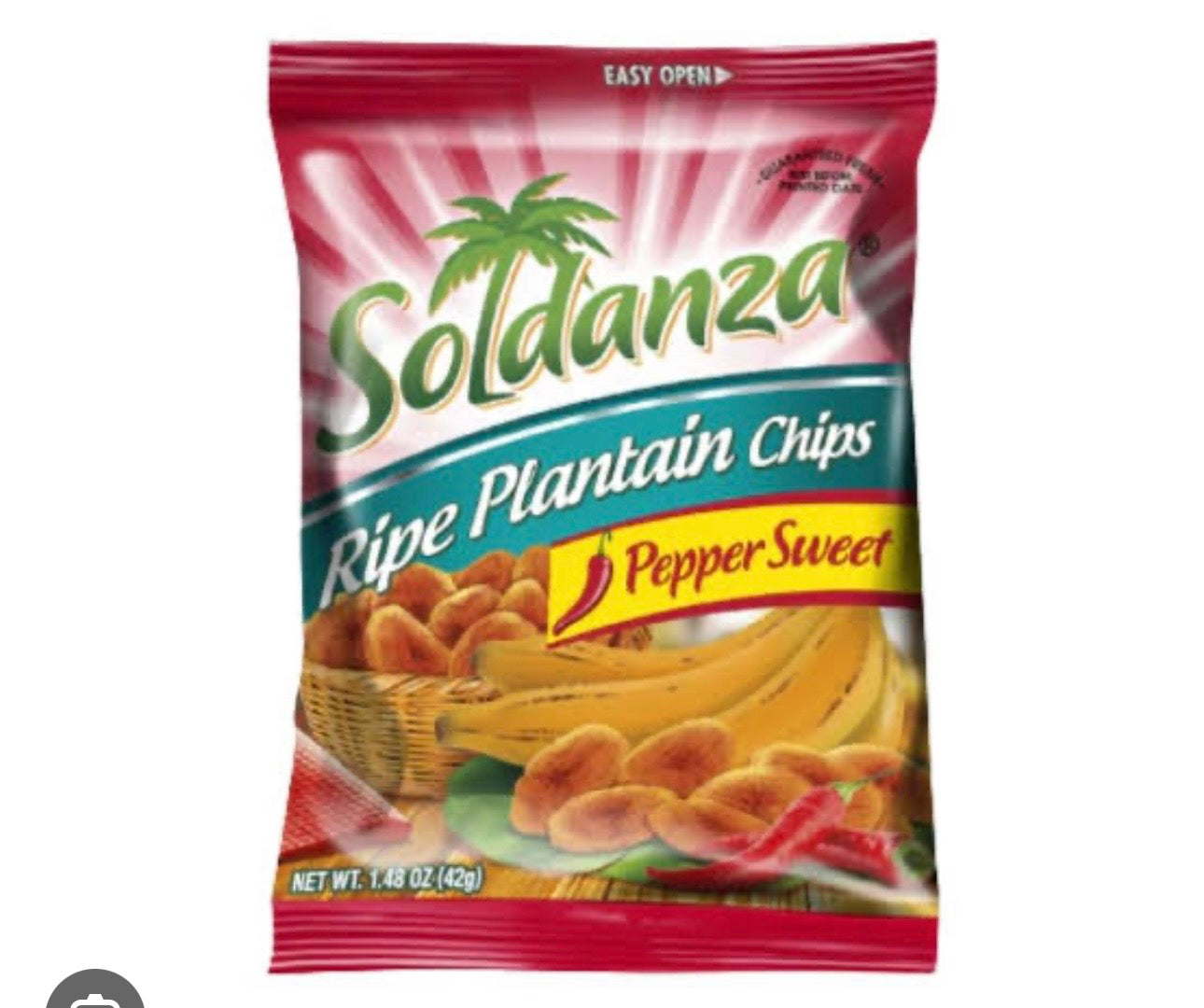 Soldanza Ripe Plantain Chips Pepper Sweet (71g)