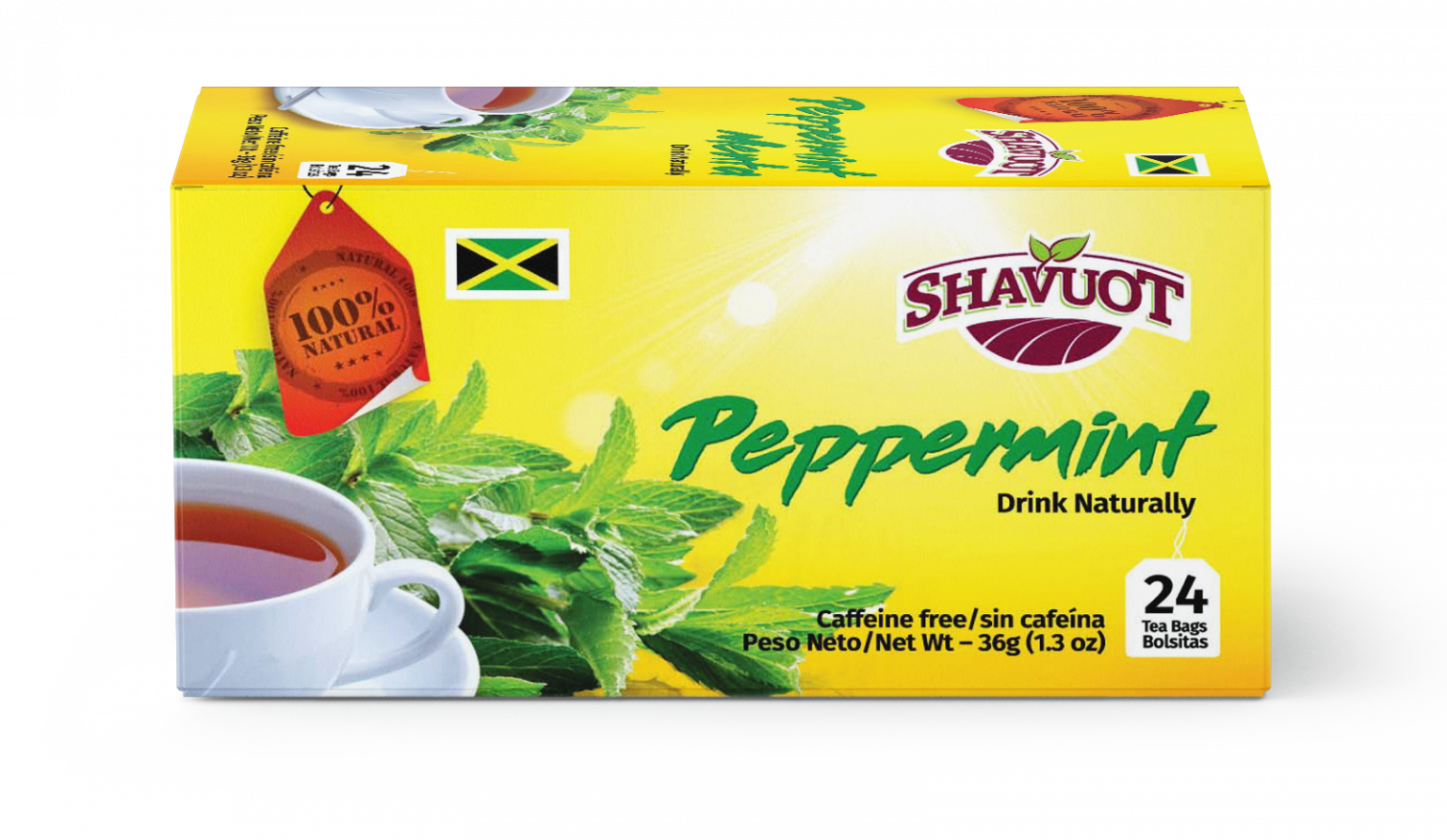 Shavuot Peppermint (24 tea bags)