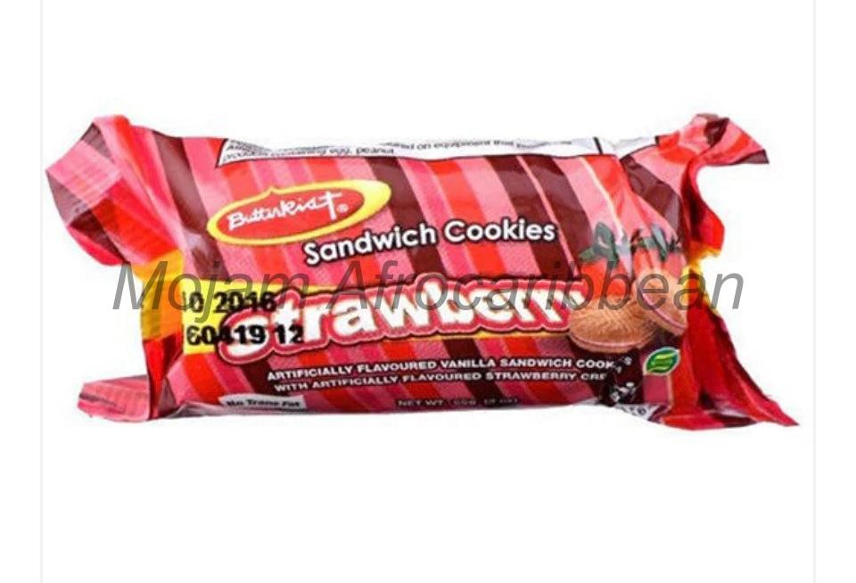 Butterkist Strawberry Sandwich Cookies (55g)