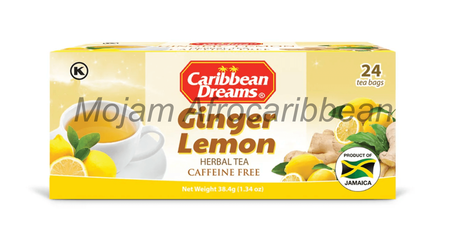 Caribbean Dreams Ginger Lemon Herbal Tea (38.4g)