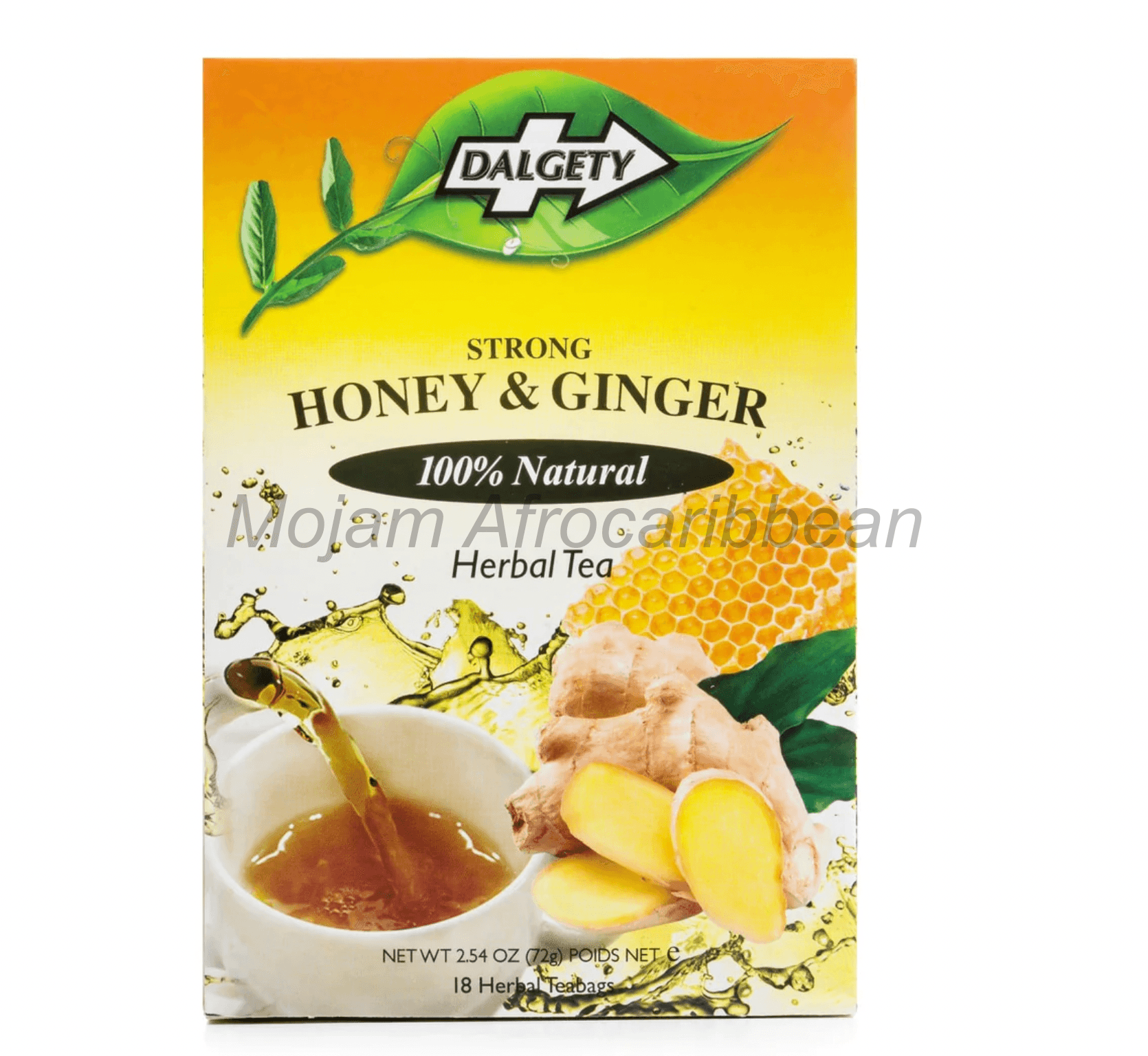 Dalgety Honey & Ginger Herbal Tea (72g)