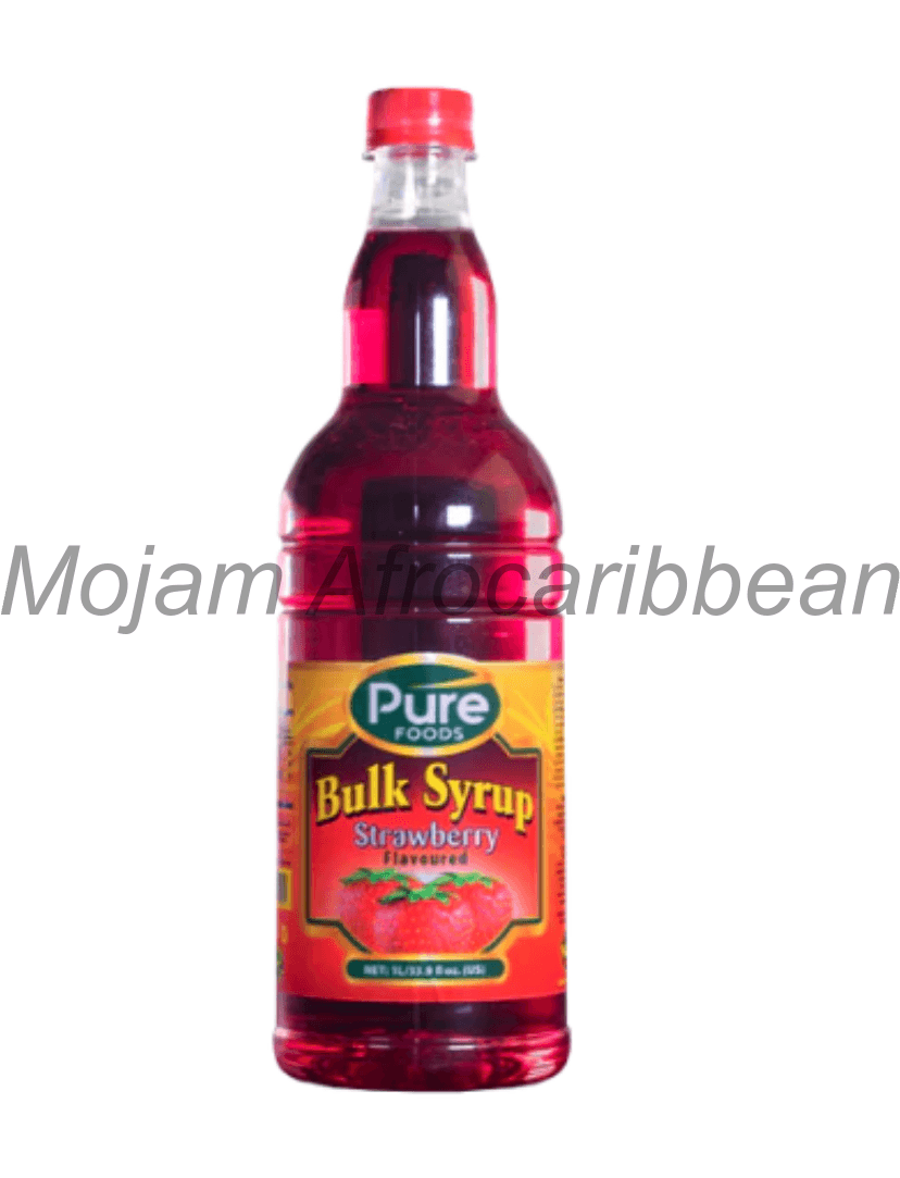 Pure Foods Bulk Syrup Strawberry (1 L)
