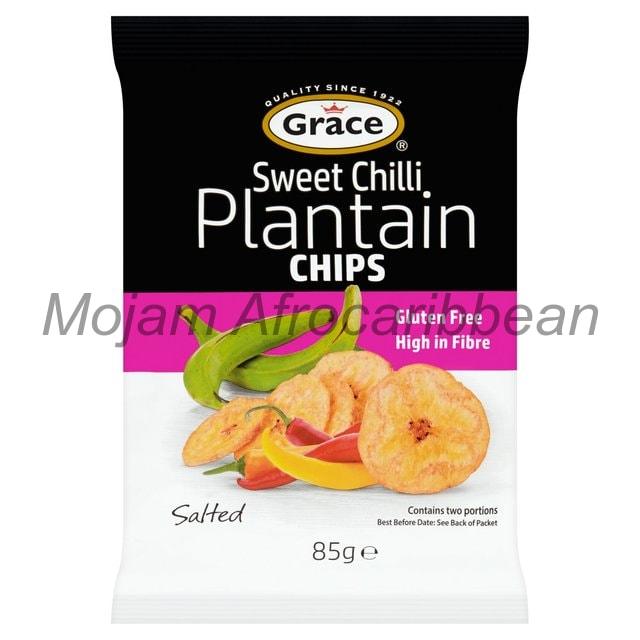 Grace Sweet Chilli Plantain Chips (85g)