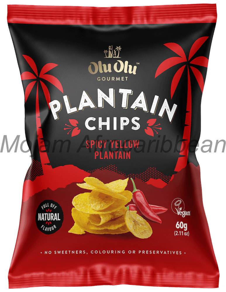 Olu Olu Spicy Yellow Plantain Chips (60g)