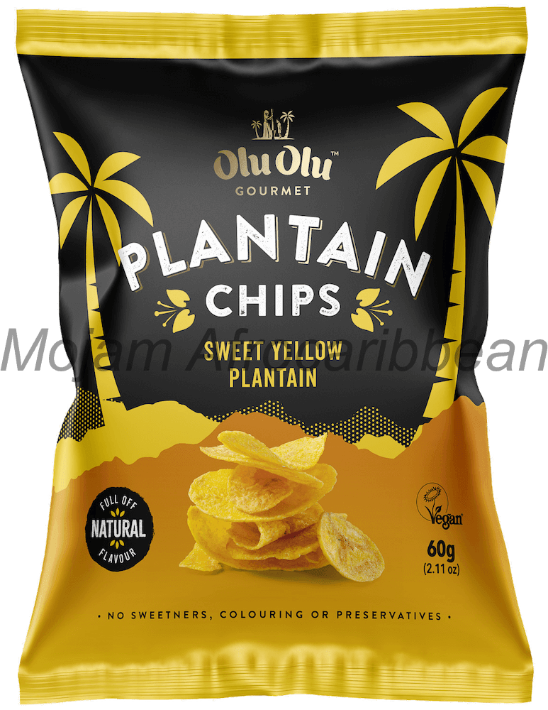 Olu Olu Sweet Yellow Plantain Chips (60g)