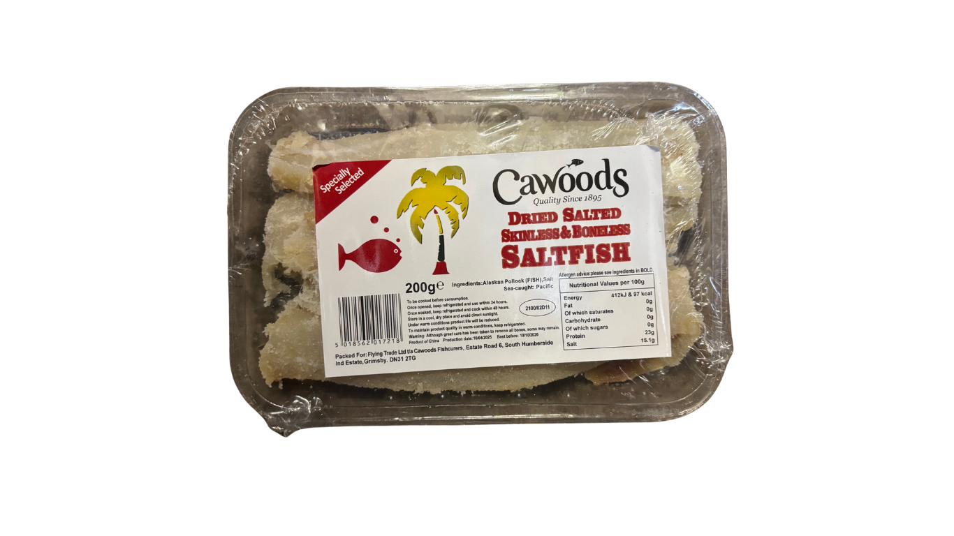 Cawoods Saltfish Skinless And Boneless (200G) (3 for £6.00)