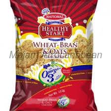 National Wheat Bran and Oat Crackers (112g)